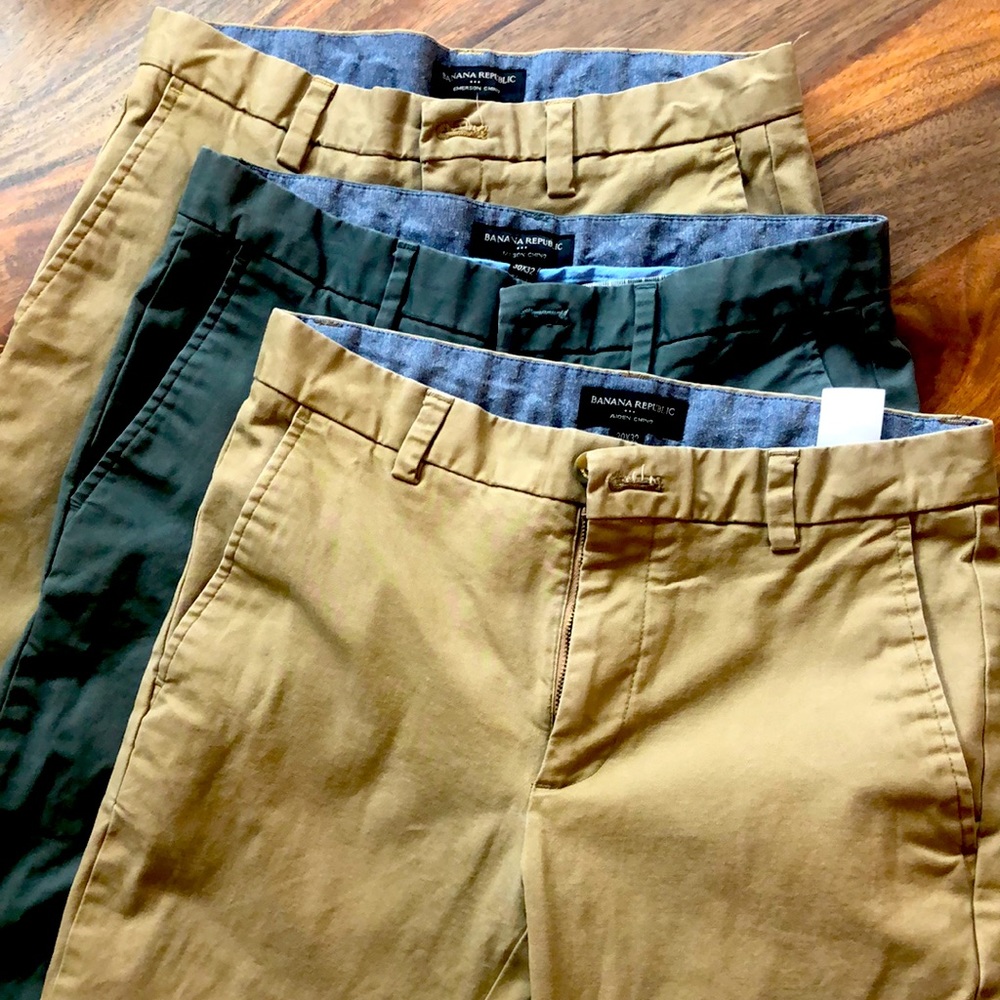 3 pairs of Banana Republic pants